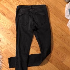 Black Hollister Ripped Jeans